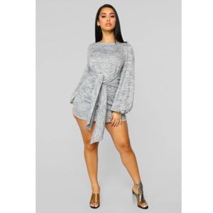 NWT Fashion Nova All Tied Down Mini Dress